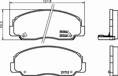 HELLA PAGID 355009791 - Komplet Pločica, disk-kočnica www.molydon.hr