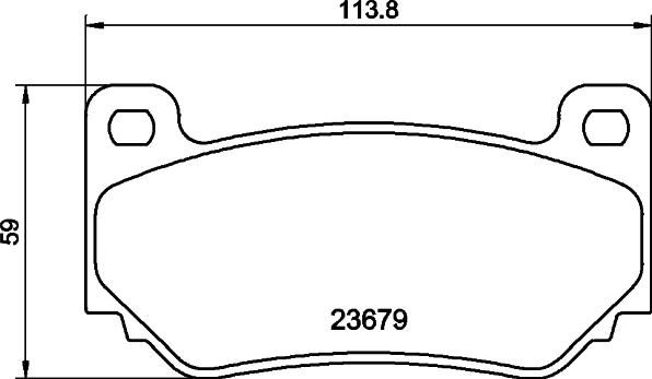 HELLA 8DB 355 009-721 - Komplet Pločica, disk-kočnica www.molydon.hr