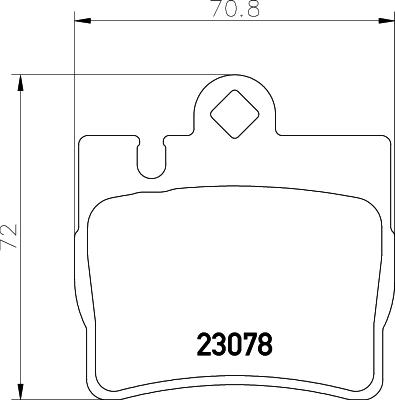 HELLA 8DB 355 008-711 - Komplet Pločica, disk-kočnica www.molydon.hr