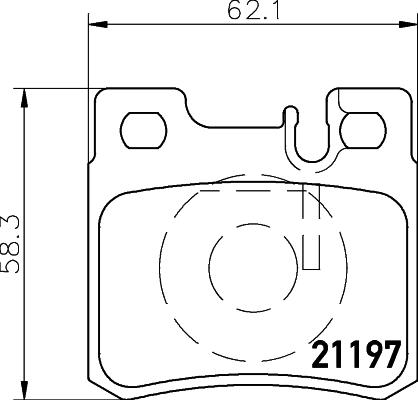 HELLA 8DB 355 007-361 - Komplet Pločica, disk-kočnica www.molydon.hr