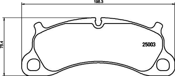 HELLA 8DB 355 019-731 - Komplet Pločica, disk-kočnica www.molydon.hr