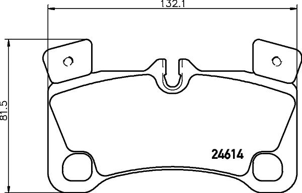 HELLA 8DB 355 014-631 - Komplet Pločica, disk-kočnica www.molydon.hr