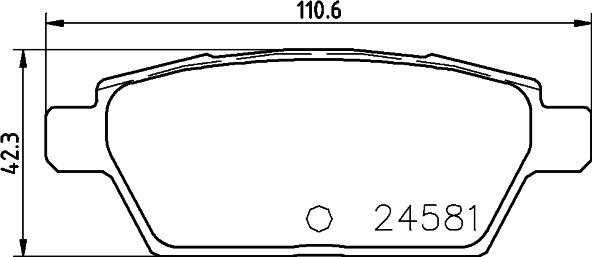 HELLA 8DB 355 015-091 - Komplet Pločica, disk-kočnica www.molydon.hr