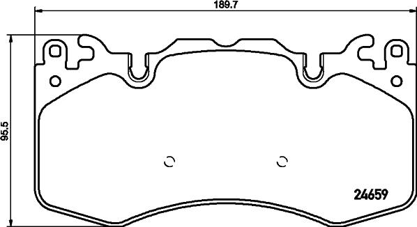 HELLA 8DB 355 016-151 - Komplet Pločica, disk-kočnica www.molydon.hr