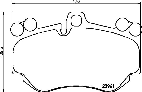 HELLA 8DB 355 011-011 - Komplet Pločica, disk-kočnica www.molydon.hr