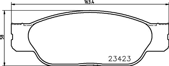 HELLA 8DB 355 018-551 - Komplet Pločica, disk-kočnica www.molydon.hr