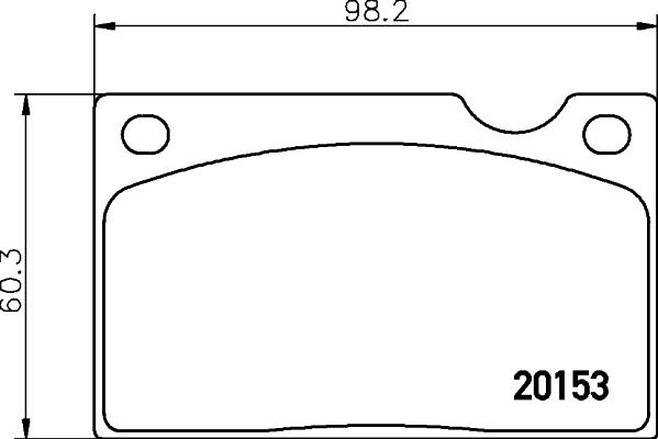 HELLA 8DB 355 018-391 - Komplet Pločica, disk-kočnica www.molydon.hr