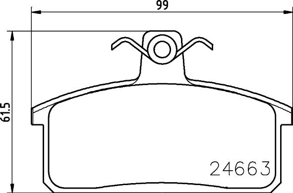 HELLA 8DB 355 013-451 - Komplet Pločica, disk-kočnica www.molydon.hr