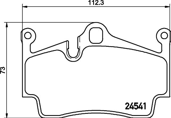 HELLA 8DB 355 013-311 - Komplet Pločica, disk-kočnica www.molydon.hr