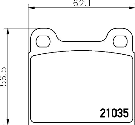 HELLA 8DB 355 017-441 - Komplet Pločica, disk-kočnica www.molydon.hr