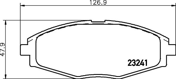 HELLA 8DB 355 017-021 - Komplet Pločica, disk-kočnica www.molydon.hr