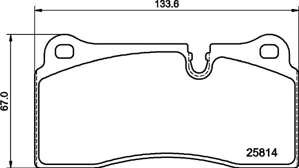 HELLA 8DB 355 039-951 - Komplet Pločica, disk-kočnica www.molydon.hr