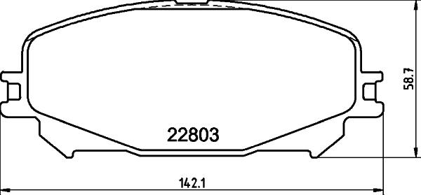 HELLA 8DB 355 039-201 - Komplet Pločica, disk-kočnica www.molydon.hr