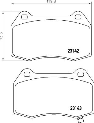 HELLA PAGID 355037411 - Komplet Pločica, disk-kočnica www.molydon.hr