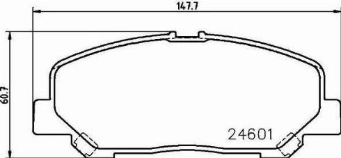 HELLA 8DB 355 014-391 - Komplet Pločica, disk-kočnica www.molydon.hr