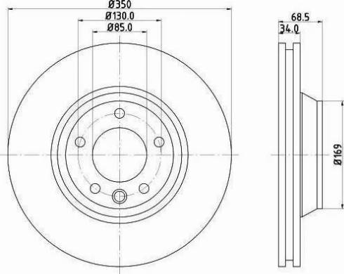 HELLA 8DD 355 121-091 - Kočioni disk www.molydon.hr