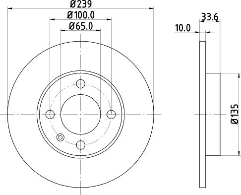 HELLA 8DD 355 104-191 - Kočioni disk www.molydon.hr