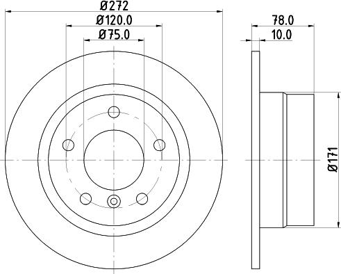 HELLA 8DD 355 104-261 - Kočioni disk www.molydon.hr