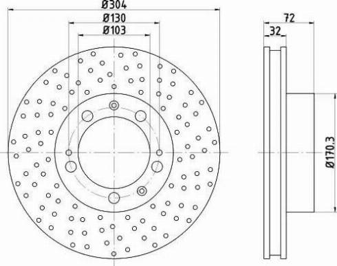 HELLA 8DD 355 104-741 - Kočioni disk www.molydon.hr