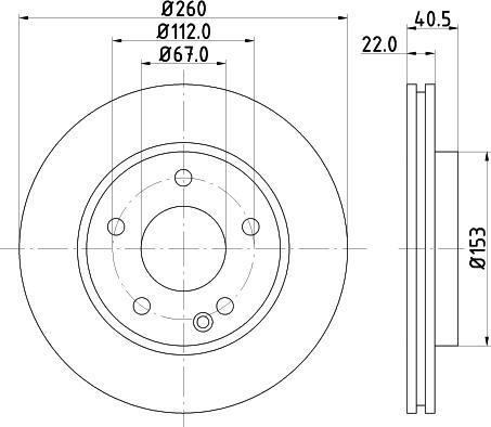 HELLA 8DD 355 105-991 - Kočioni disk www.molydon.hr