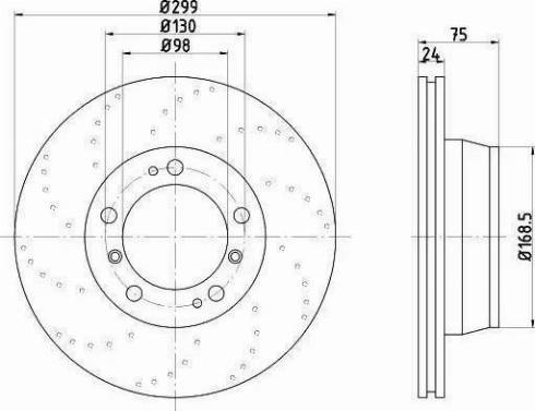 HELLA 8DD 355 121-811 - Kočioni disk www.molydon.hr