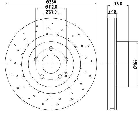 HELLA 8DD 355 106-851 - Kočioni disk www.molydon.hr