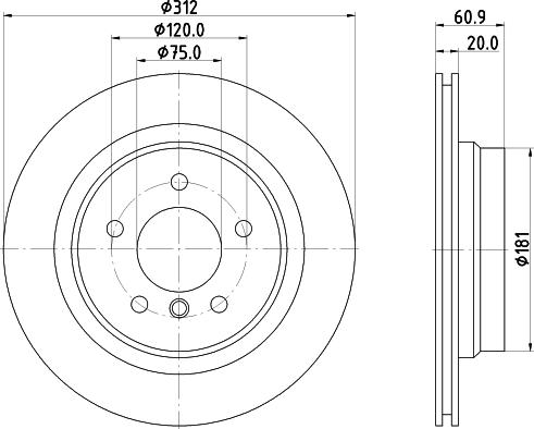 HELLA 8DD 355 106-772 - Kočioni disk www.molydon.hr