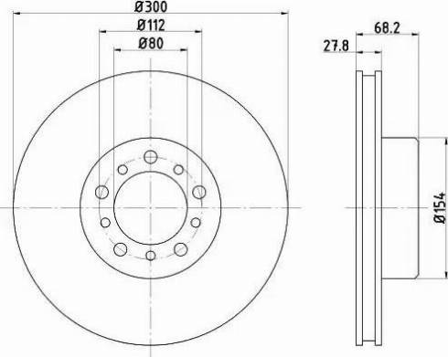 HELLA 8DD 355 100-981 - Kočioni disk www.molydon.hr