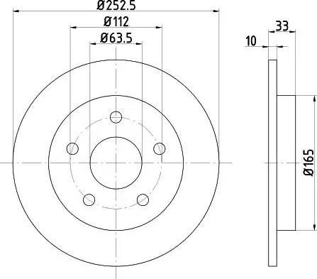 HELLA 8DD 355 100-971 - Kočioni disk www.molydon.hr