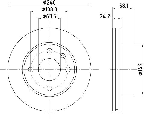 HELLA 8DD 355 100-531 - Kočioni disk www.molydon.hr