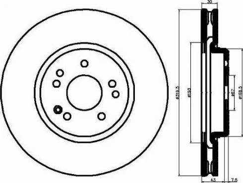 BENDIX 520957 - Kočioni disk www.molydon.hr