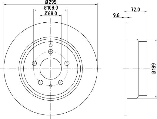 HELLA 8DD 355 103-701 - Kočioni disk www.molydon.hr