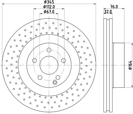 HELLA 8DD 355 107-941 - Kočioni disk www.molydon.hr