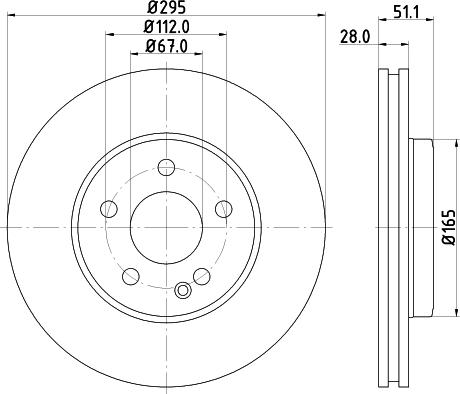 HELLA 8DD 355 119-411 - Kočioni disk www.molydon.hr