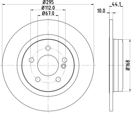 HELLA 8DD 355 119-422 - Kočioni disk www.molydon.hr