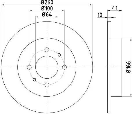 HELLA 8DD 355 114-951 - Kočioni disk www.molydon.hr