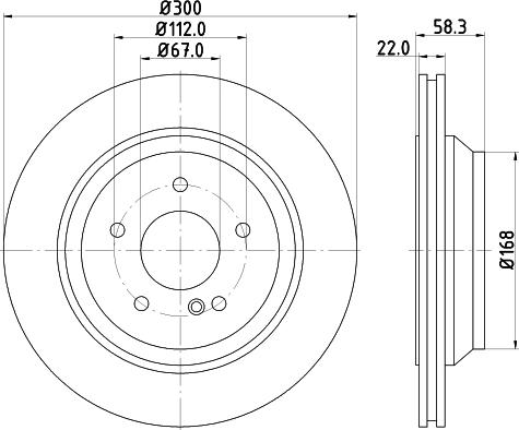 HELLA 8DD 355 115-392 - Kočioni disk www.molydon.hr