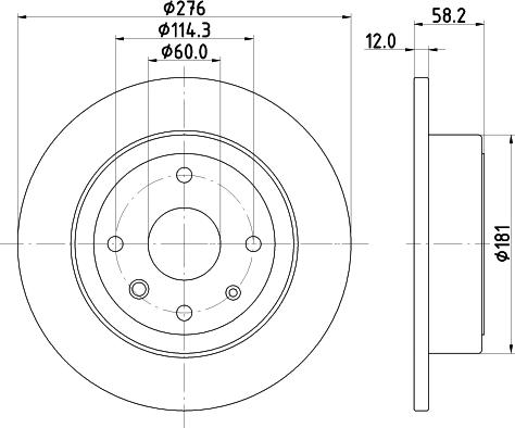 HELLA 8DD 355 116-991 - Kočioni disk www.molydon.hr