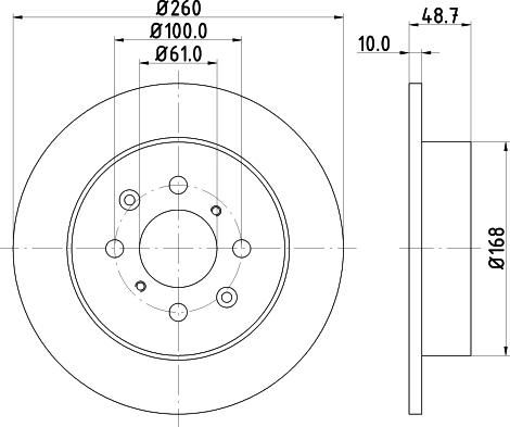 HELLA 8DD 355 110-331 - Kočioni disk www.molydon.hr