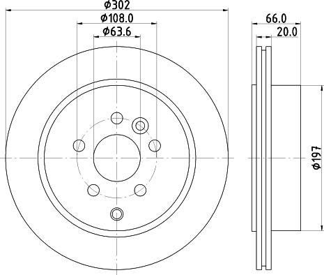 HELLA 8DD 355 118-921 - Kočioni disk www.molydon.hr