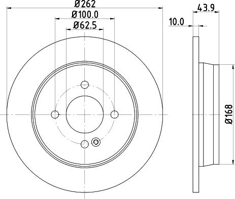 HELLA 8DD 355 118-501 - Kočioni disk www.molydon.hr