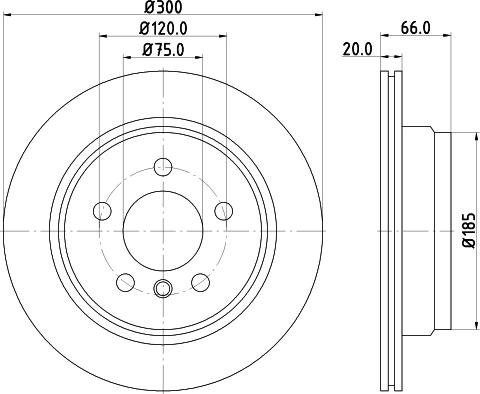 HELLA 8DD 355 123-152 - Kočioni disk www.molydon.hr