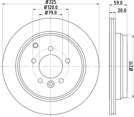 HELLA 8DD 355 118-771 - Kočioni disk www.molydon.hr