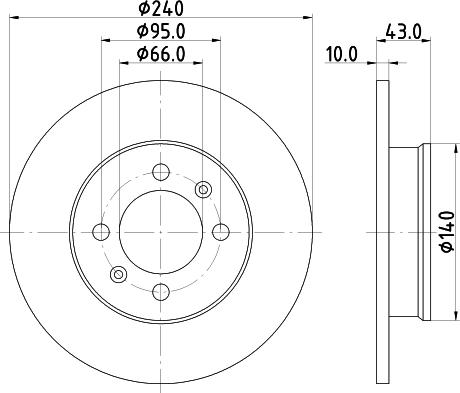 HELLA 8DD 355 113-361 - Kočioni disk www.molydon.hr