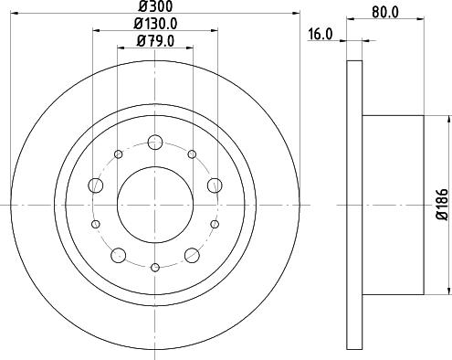 HELLA 8DD 355 113-731 - Kočioni disk www.molydon.hr