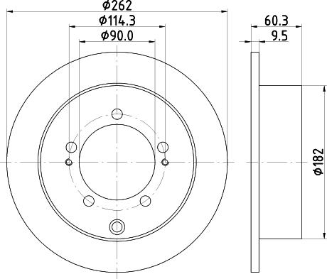 HELLA 8DD 355 112-941 - Kočioni disk www.molydon.hr