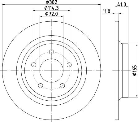 HELLA 8DD 355 112-901 - Kočioni disk www.molydon.hr