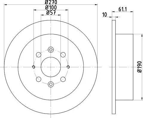 HELLA 8DD 355 112-831 - Kočioni disk www.molydon.hr