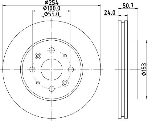 HELLA 8DD 355 112-781 - Kočioni disk www.molydon.hr