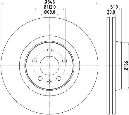 HELLA 8DD 355 117-181 - Kočioni disk www.molydon.hr